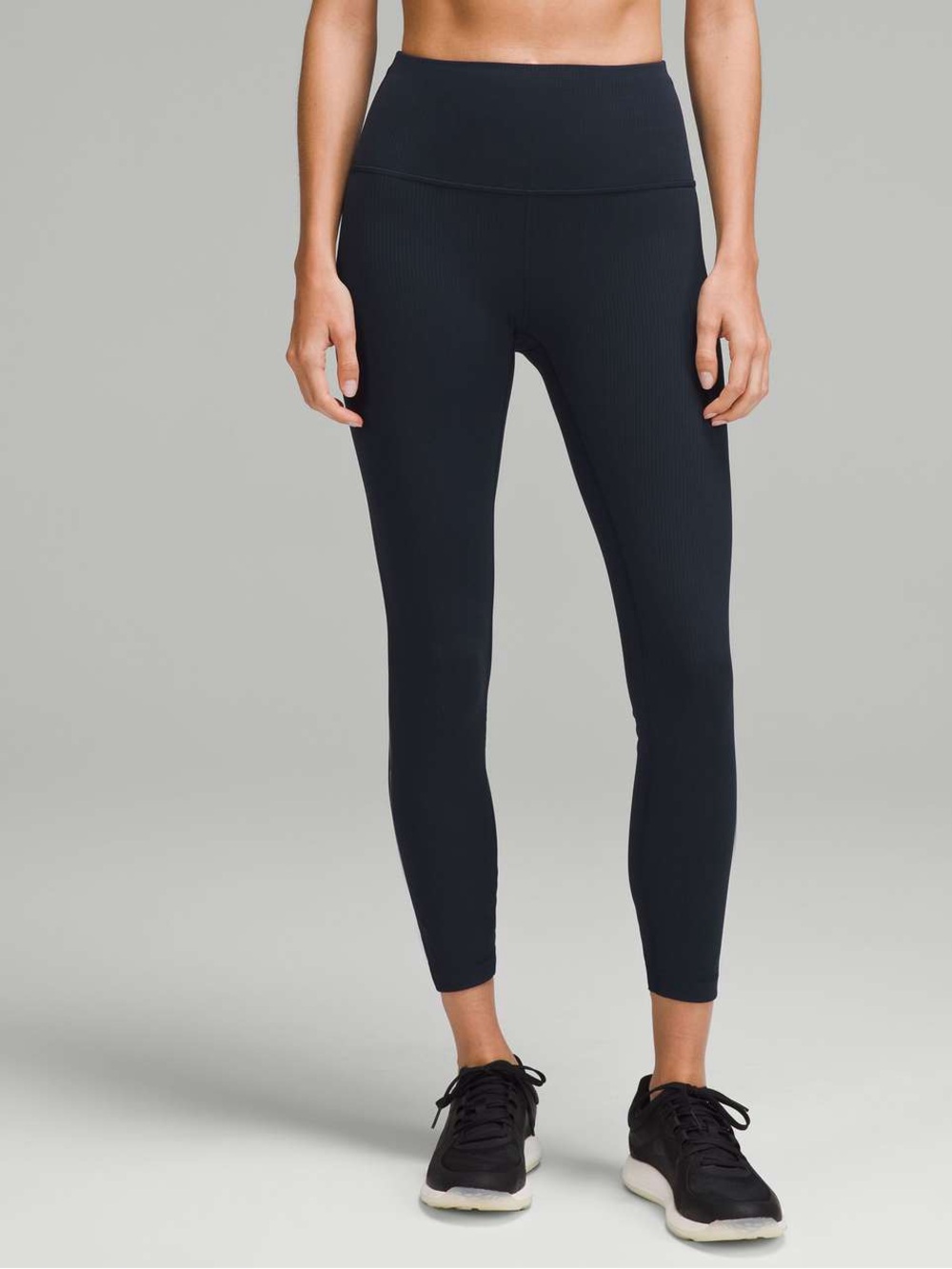 Lululemon Wunder Train  High-Rise Ribbed Leggings 25” True Navy NWOT